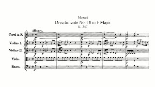 Download lagu モーツァルト：ディヴェルティメント第10番ヘ長調 K. 247 （スコア付き） mp3