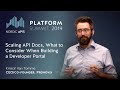 Scaling API Docs What To Consider When Building A Developer Portal