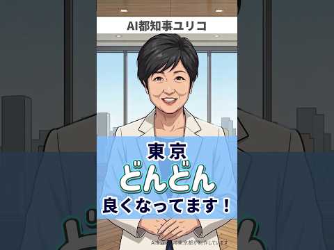 「2050東京戦略」取り組みの成果を紹介！【AI都知事ユリコ】