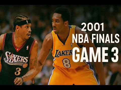 NBA Finals 2001 Lakers vs. Philadelphia 76ers Game 3 Kobe Bryant Full game