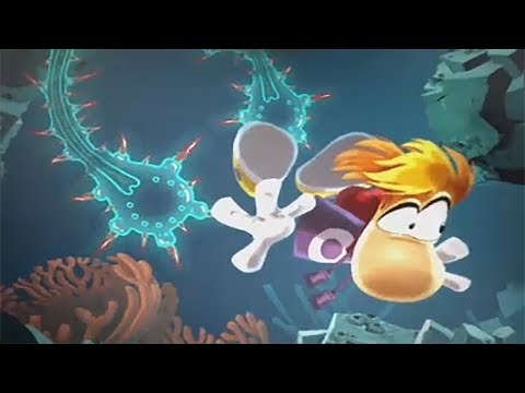 Rayman Legends 100% Walkthrough Part 11 - Sea of Serendipity (Back to Origins)