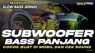 Download lagu TEST SUBWOOFER MOBIL BASS PANJANG DJ SLOW BASS JERNIH COCOK BUAT DI MOBIL DAN CEK SOUND (MHLS PRO) mp3