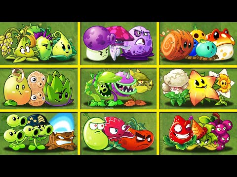 PvZ 2 Random 20 Team Old And New Plants - Which Team Plant Will Win? - PVZ 2 Team Plants