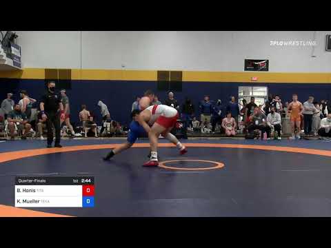 97 Kg Quarterfinal - Ben Honis, Titan Mercury Wrestling Club (TMWC) Vs Keegan Mueller, Texas