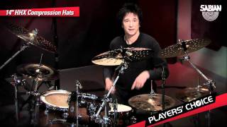 Video thumbnail for SABIAN Players' Choice - Terry Bozzio Demos the 14" HHX Compression Hats by SABIAN Cymbals