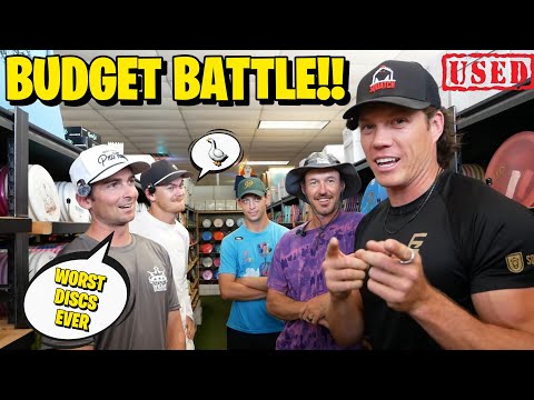 USED DISC GOLF BUDGET BATTLE!! | Ezra, Goose, Parker, Luke, Heebs