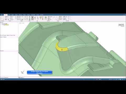 Geometry defeaturing, geometry repair and scripting with ANSYS SpaceClaim