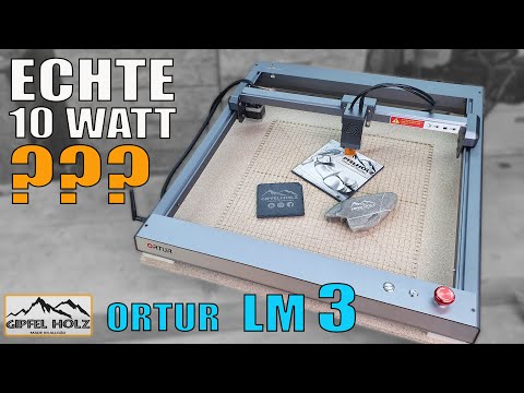 Ortur Laser Master 3 - The fastest laser on the market? - 10 watt laser in the test - review