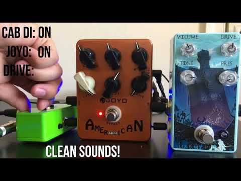 Cabinet Simulation Comparison! The Xvive Mini DI, The Joyo American Sound, & the Marshall Law!