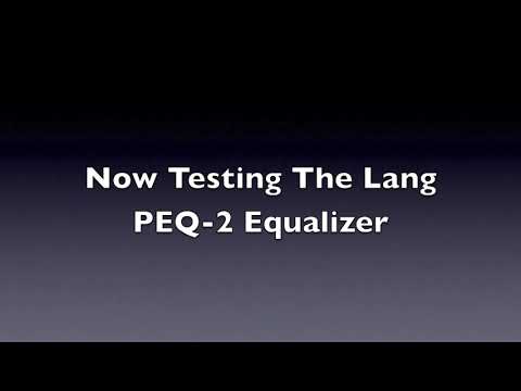 Pultec EQP-1A VS Lang PEQ-2 Equalizers