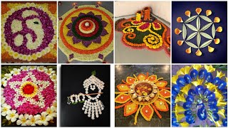 TOP 80! Flower Rangoli Designs| Diwali Special| Latest Rangoli Ideas [Diwali 2020]