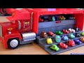Disney Cars 2 Squinkies Mack Truck Store And Go 24 Squinkies Review