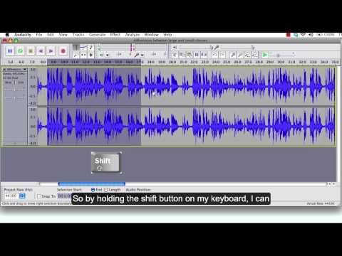 Audacity Tutorial 2: Audio Editing