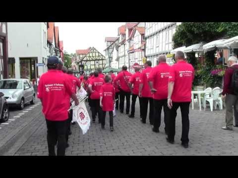 Spielmanns- und Fanfarenzug Rotenburg Einmarsch SPD Fest 2013