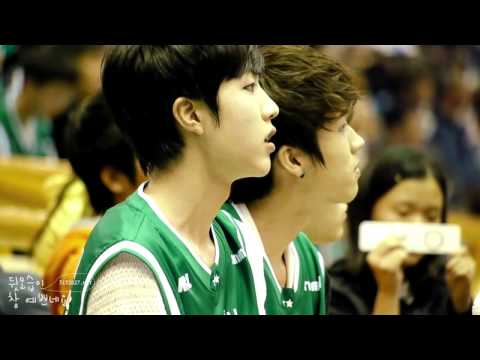 [Fancam] 111016 Sungyeol @ Pro Basketball Opening Game