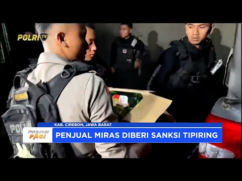 POLRESTA CIREBON AMANKAN PULUHAN BOTOL MIRAS