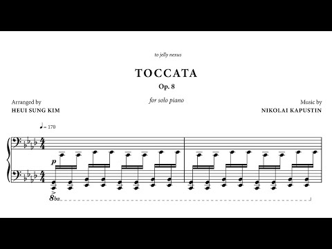 Kapustin "Toccata Op.8" for solo piano