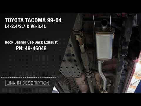 ROCK BASHER Cat-Back Exhaust System for Gen 1 Tacoma 99-04 Sound Clip