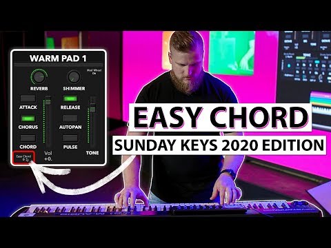 New Easy Chord  Feature inside Sunday Keys for MainStage Template