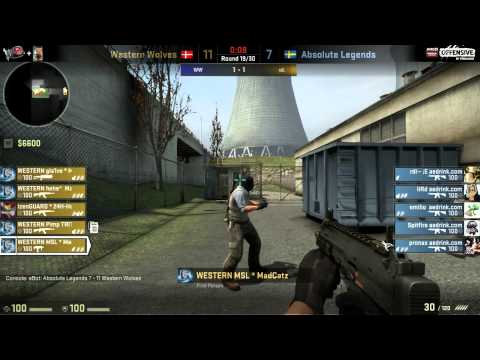 Absolute Legends vs. Western Wolves | Cons. Finale, RADEON Offensive 2 | de_nuke Map 3 Part 1