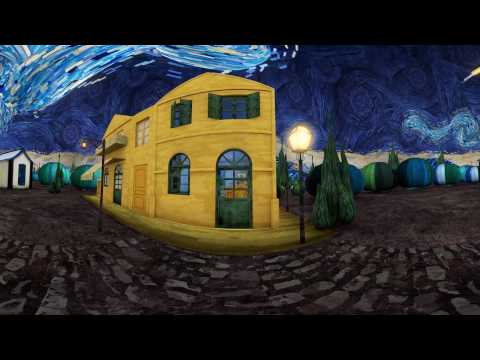 The starry night Stereo VR experience