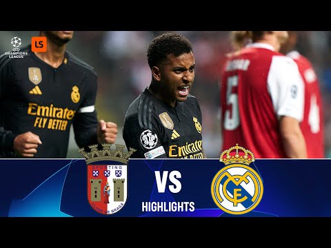 SC Braga vs Real Madrid | 1-2 | UEFA Champions League Highlights | LiveScore