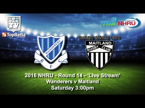 2016 NHRU Round 14 Live Steam - Wanderers v Maitland