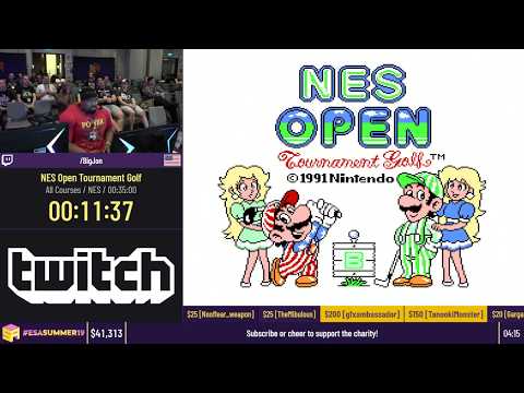 NES Open Tournament Golf [All Courses] by BigJon - #ESASummer19