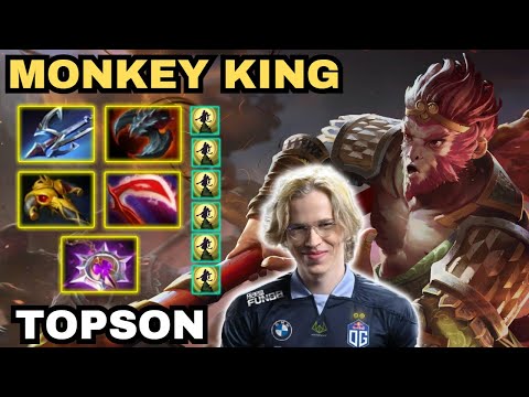🔥 TOPSON Monkey King Grandmaster Tier 🔥 18 Kills Comeback Game - Dota 2