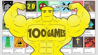 I Played 100 RANDOM ROBLOX Games And This Is What Happened