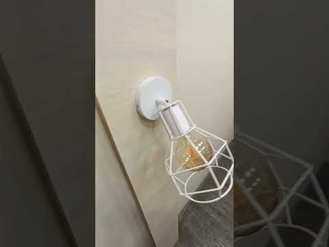 Бра в стиле лофт "Industrial Cage" (07-W116F2-1 BK) - фото 1 - id-p2390640299