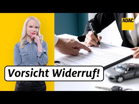 Kann man jeden Vertrag innerhalb von 2 Wochen widerrufen? | ADAC | Recht? Logisch!