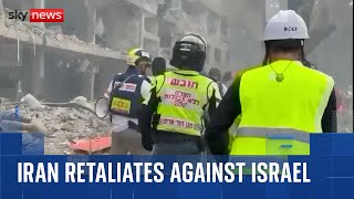 Damage as Iranian missiles hit central and northern Israel - reports