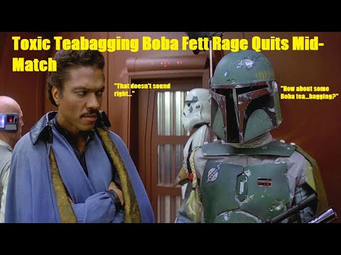 Battlefront II - Toxic Teabagger Rage Quits mid match