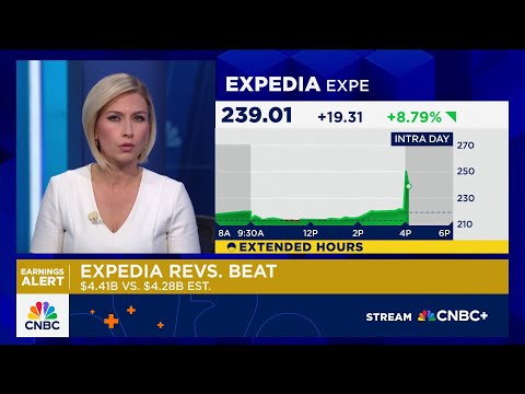 Expedia shares pop more than 9% on quarterly beat