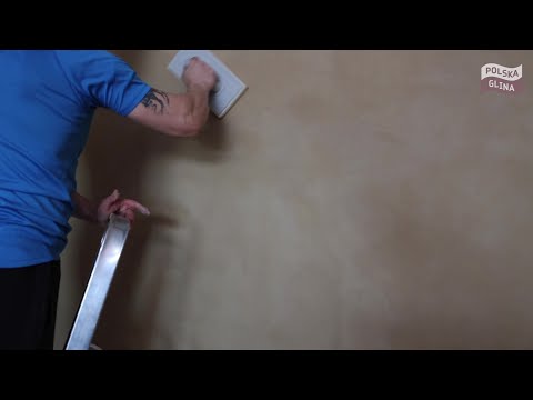 Tynk gliniany dekoracyjny gładki - film instruktażowy - Polska Glina