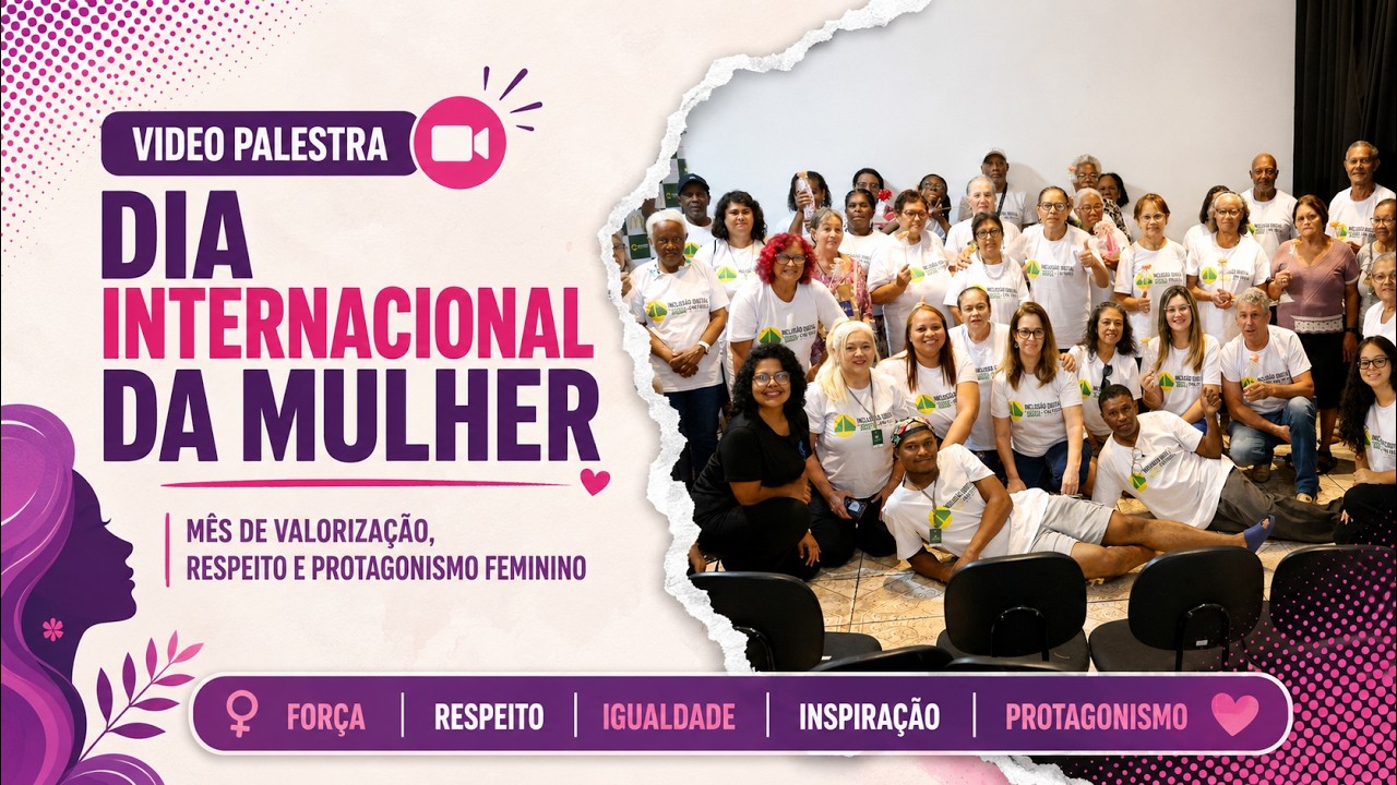 Palestra 🌸 Março das Mulheres: Direitos, Respeito e Informação 🌸