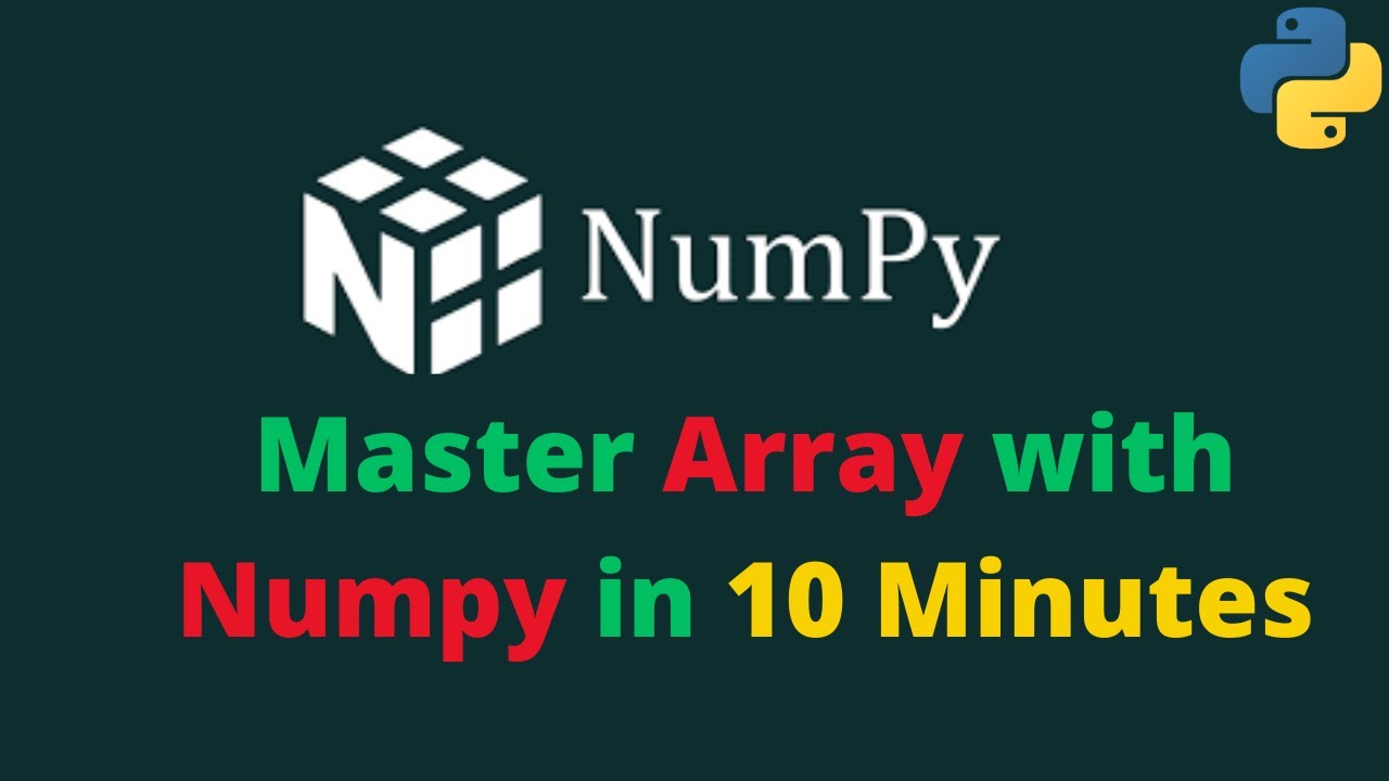 Python Numpy Tutorial for Beginners