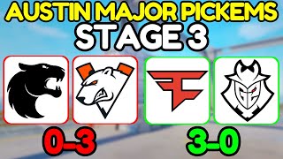 BEST Austin Major STAGE 3 PICKEMS (CS2 BLAST Major Predictions)