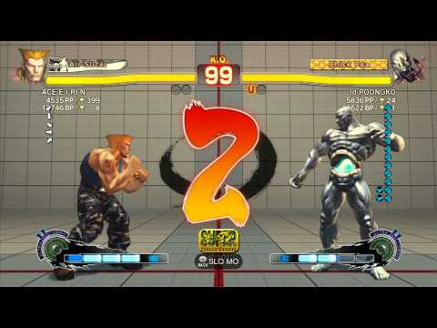 SSF4 AE 2012: ACE E I RI N (Guile) vs Poongko (Seth) - Xbox Live Ranked Match