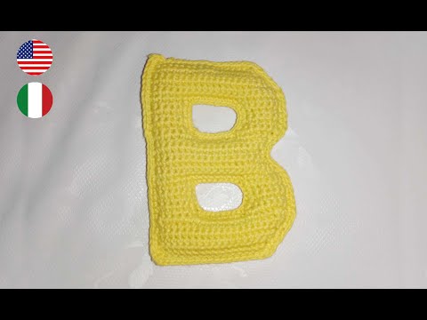 Amigurumi-Alphabet-Buchstabe B häkeln