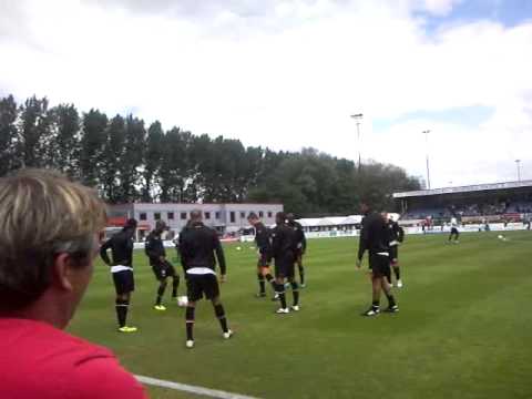 warming up SC Feyenoord-Feyenoord |0-4