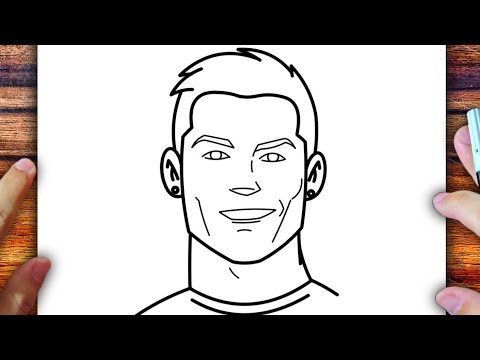 HOW TO DRAW CRISTIANO RONALDO