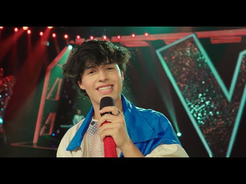 Juanse Laverde on the set of The Voice Kids 2024 | Caracol Television