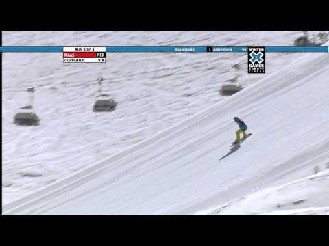 Winter X Games Europe 2011 - Cheryl Maas Lands First 900 Ever in Snowboard Women's Slopestyle