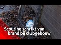 Scoutingleden en buurtbewoners redden clubgebouw, brand lijkt aangestoken