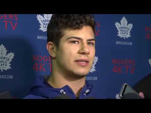 Maple Leafs Morning Skate: Connor Carrick - October 20, 2016