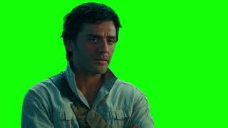 Poe Dameron "somehow,Palpatine Returned" Star Wars Rise of Skywalker green screen