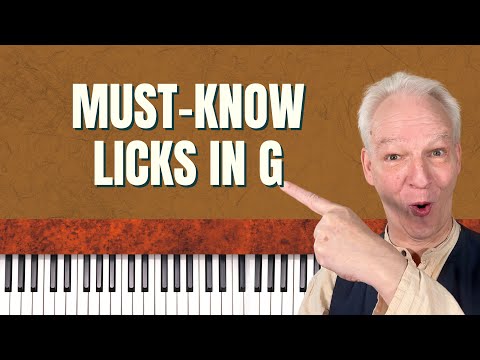Blues Piano in G – The Licks That Always Work