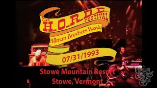 The Allman Brothers Band performing "Just Before The Bullets Fly" on 07/31/1993-2nd. H.O.R.D.E. Tour